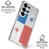 Panama Flag Distressed Galaxy S25 Ultra Clear Case